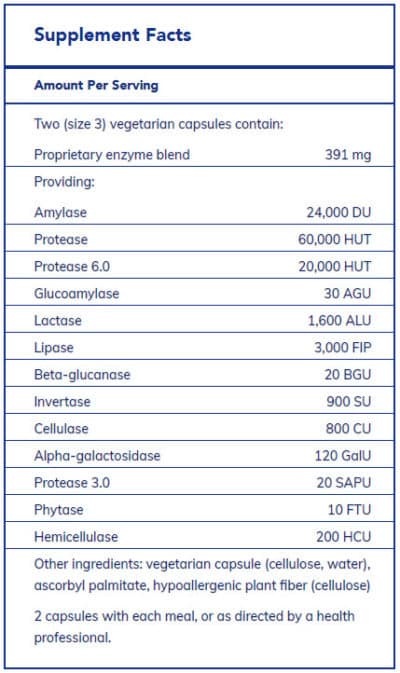 enzyme ingredients